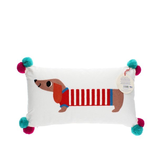 Otroška blazina iz mešanice bombaža 50x33 cm Sausage Dog – Rex London-image-4
