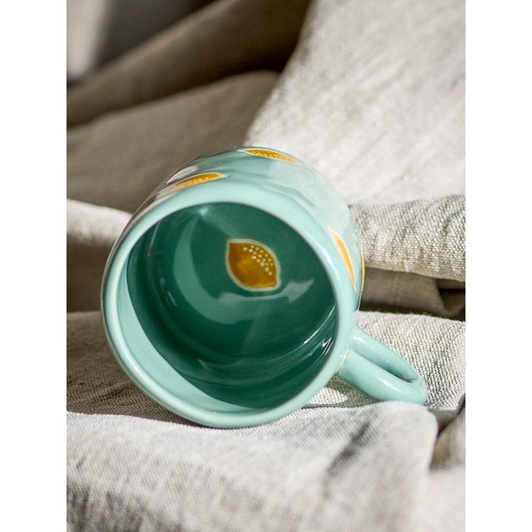 Prašno zelena otroška skodelica iz kamenine 230 ml Agnes – Bloomingville Mini-image-4