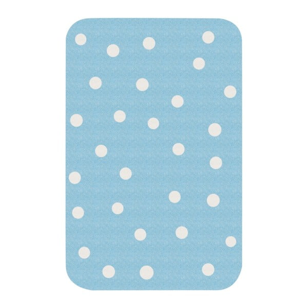 Otroška modra preproga Zala Living Dots, 67 x 120 cm