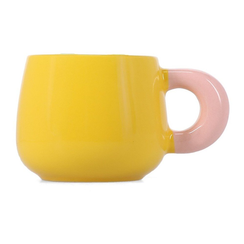 Rumena skodelica iz porcelana new bone china 470 ml Coco