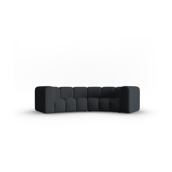 Črna sedežna garnitura 322 cm Lupine – Micadoni Home