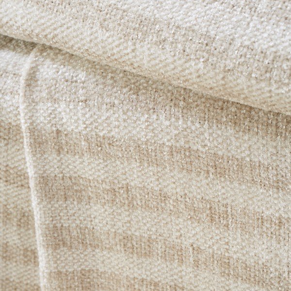 Bež žametna odeja 130x170 cm Stripe Chenille – Catherine Lansfield-image-2