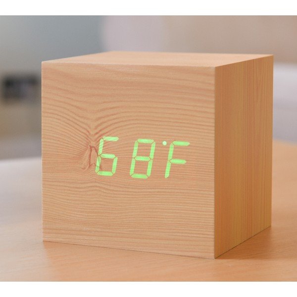 LED budilka Click Clock Maxi Green-image-1