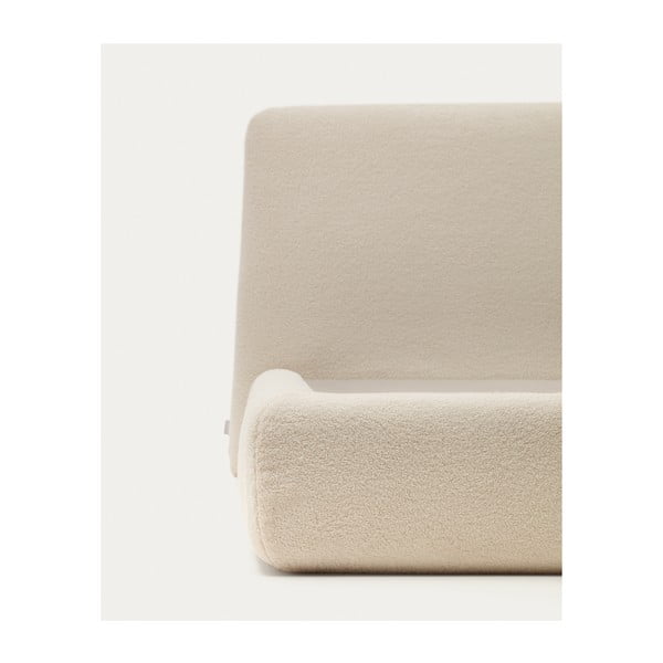 Bež oblazinjena zakonska postelja 180x200 cm Martina – Kave Home-image-4