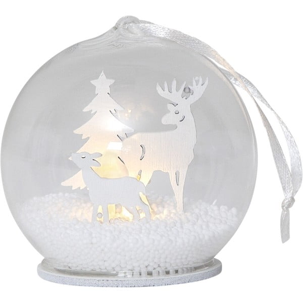 Bela božična svetlobna dekoracija ø 8 cm Fauna – Star Trading