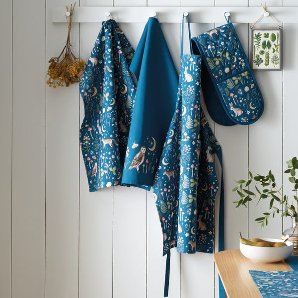 Bombažen predpasnik Enchanted Twilight Animals – Catherine Lansfield-image-3