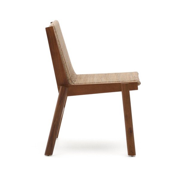 Vrtni stol iz masivnega lesa v naravni barvi Itani – Kave Home-image-2