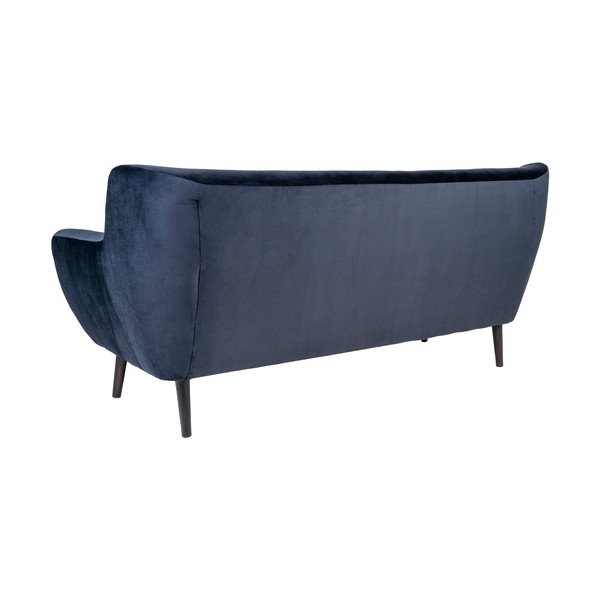 Temno modra žametna zofa House Nordic Monte-image-2