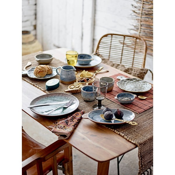 Namizni tekač iz bombaža in jute 180x35 cm Im - Bloomingville-image-2