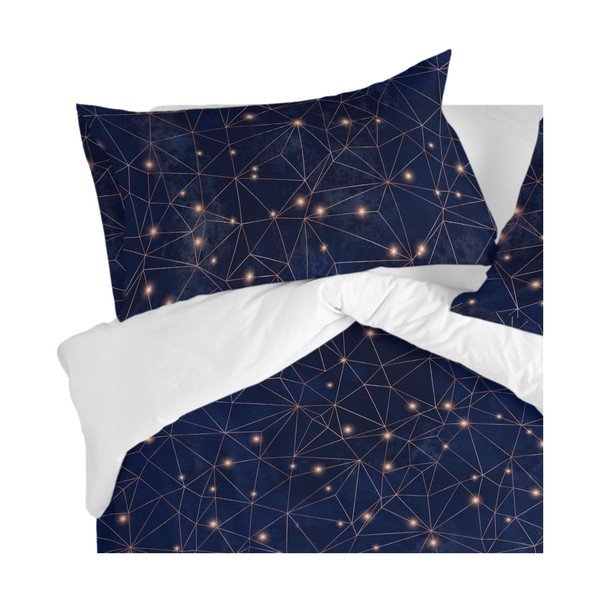 Komplet 2 bombažnih prevlek za vzglavnik Blanc Deep Blue, 50 x 75 cm-image-2