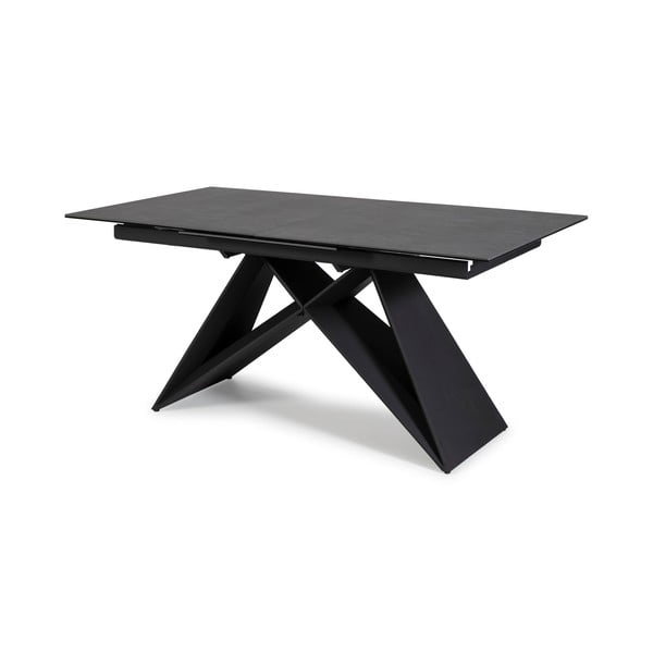 Črna raztegljiva jedilna miza Marckeric Hara-image-3