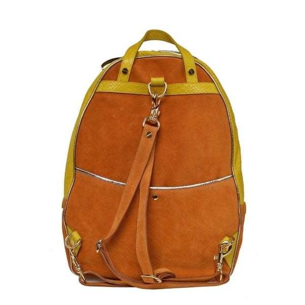 Nahrbtnik Carla Ferreri Cognac Giallo-image-1