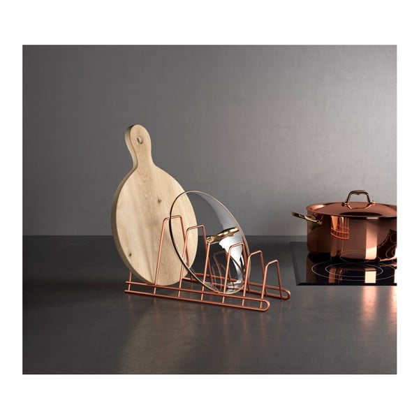 Stojalo za pokrove Metaltex v bakreni barvi-image-2