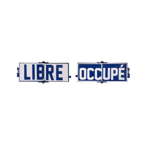 Kovinski znak Antic Line Libre Occupé