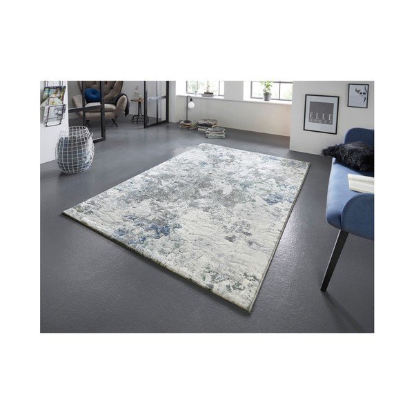 Svetlo modra in krem preproga Elle Decoration Arty Fontaine, 80 x 150 cm-image-1