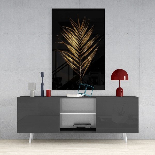 Steklena slika Insigne Palm Leaf-image-1
