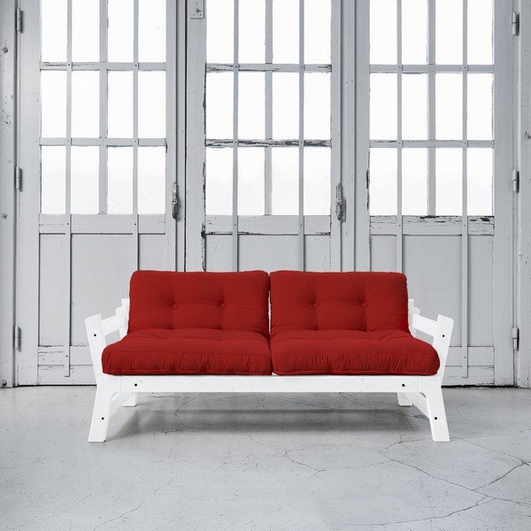 Raztegljiv kavč Karup Step White/Red-image-1