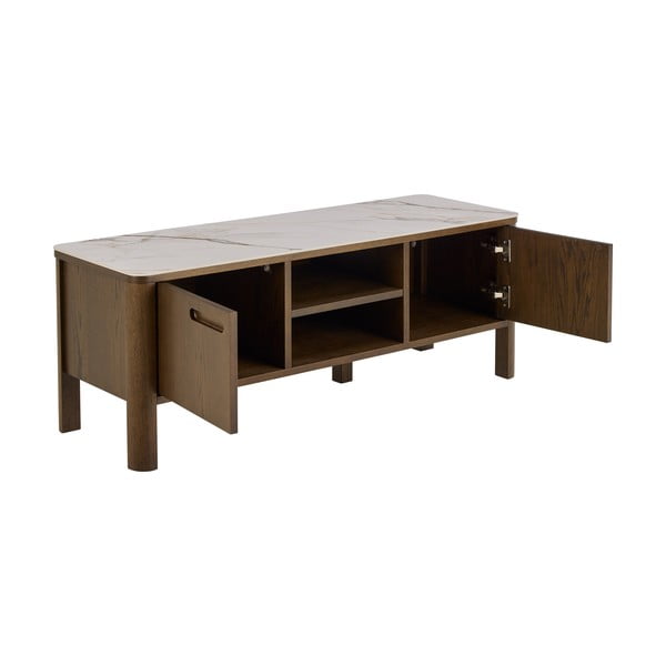 Rjava TV omarica v hrastovem dekorju 120x45x40 cm Southampton – Actona-image-3