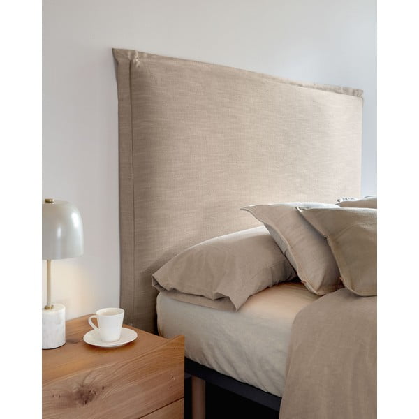 Bež oblazinjeno vzglavje 206x106 cm Tanit – Kave Home-image-2