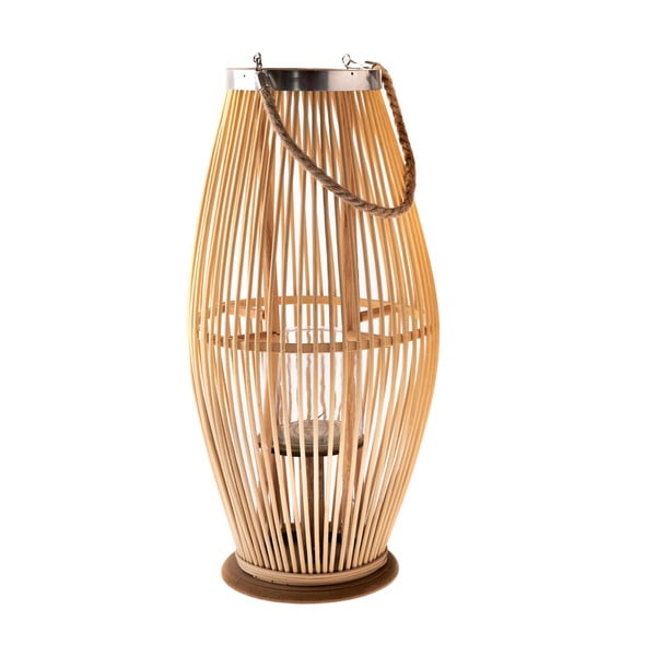 Bambusova svetilka Dakls Naturale, višina 49 cm