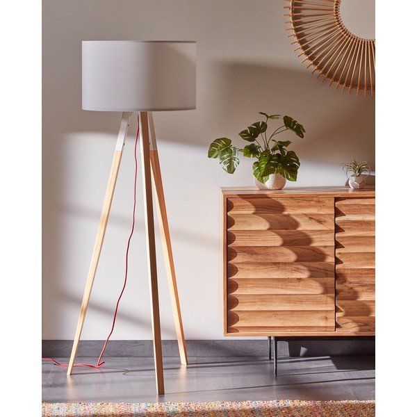 Bela stoječa svetilka Kave Home Uzagi-image-4