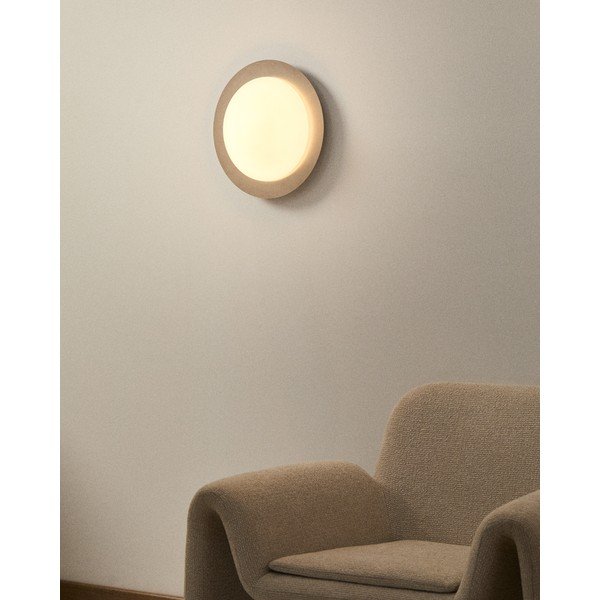 Siva LED stenska svetilka ø 40 cm Novae – Kave Home-image-1