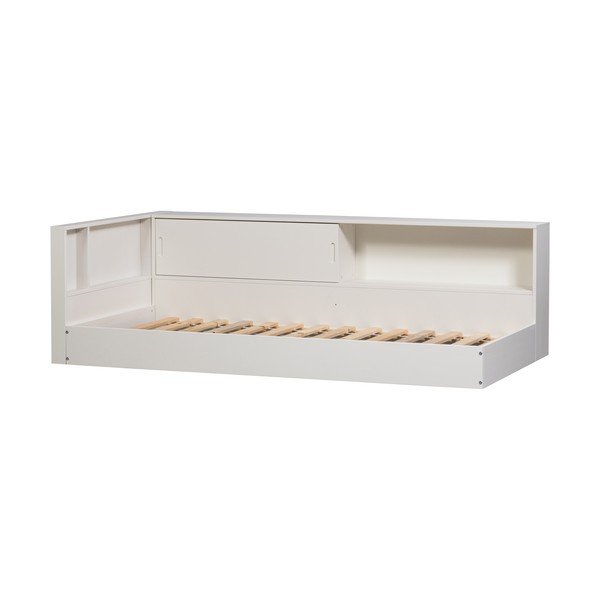 Bela postelja iz masivnega bora brez letvenega dna 90x200 cm Carter – WOOOD-image-2