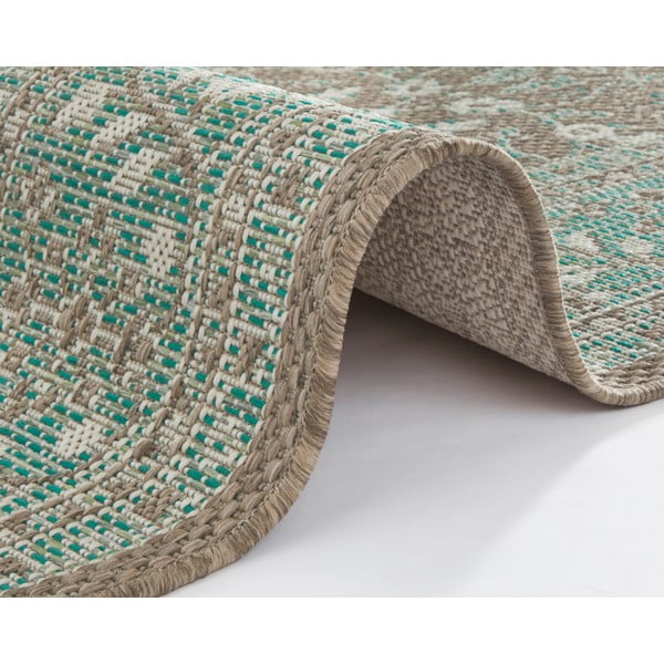 Zeleno-rjava zunanja preproga NORTHRUGS Konya, 200 x 290 cm-image-1