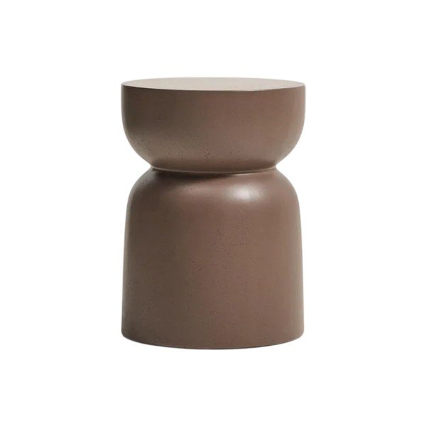 Betonska okrogla vrtna mizica ø 32 cm Garbet – Kave Home