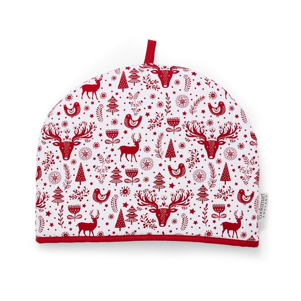 Bombažni božični pokrov za čajnik Cooksmart ® A Nordic Christmas-image-1