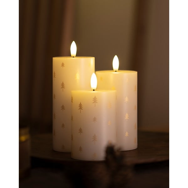 LED sveče v kompletu 3 ks (višina 15 cm) Sille – Sirius-image-1