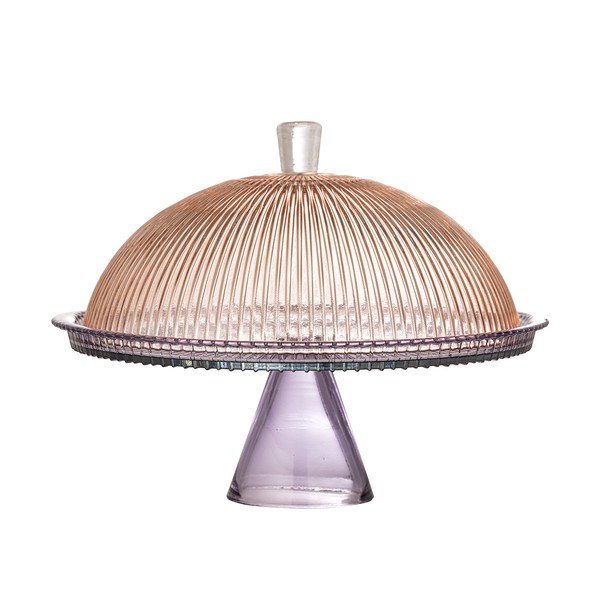 Steklen pladenj s pokrovom Tayo – Bloomingville