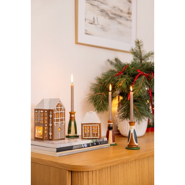 Leseni svečniki z božičnim motivom v kompletu 3 ks Betiel – Bloomingville-image-2