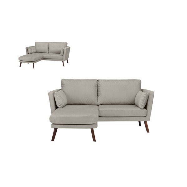 Svetlo bež trisedežni kavč Mazzini Sofas Elena, z levim kotom-image-3