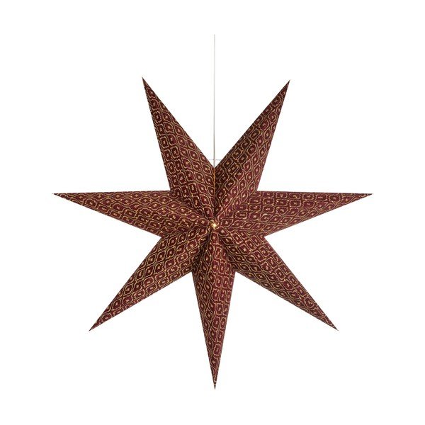 Bordo rdeča viseča božična svetlobna dekoracija Baroque – Markslöjd