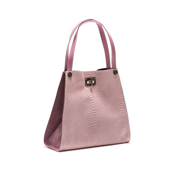 Usnjena torbica Anna Luchini 8038 Rosa-image-2
