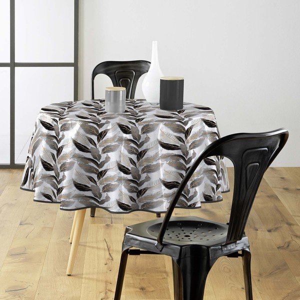 Povoščen namizni prt ø 160 cm Oralia – douceur d'intérieur-image-2