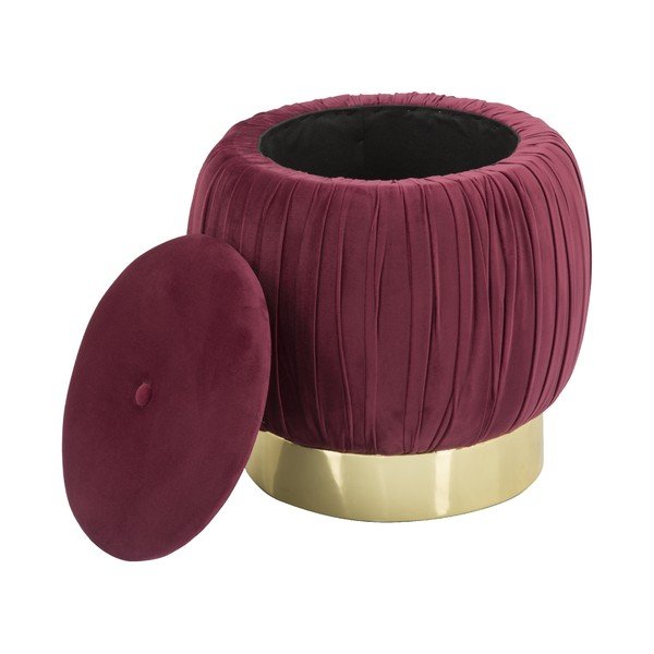 Vino rdeč stolček s shrambo Mauro Ferretti Paris, ø 41 cm-image-4