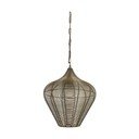 Kovinska viseča svetilka v bronasti barvi ø 36 cm Alvaro – Light & Living