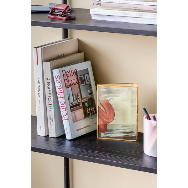 Medeninast okvir za fotografije Hübsch Lyra, 21 x 15 cm-image-1