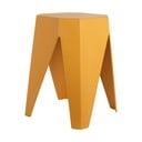 Gorčično rumen plastičen stolček Cherish – Leitmotiv