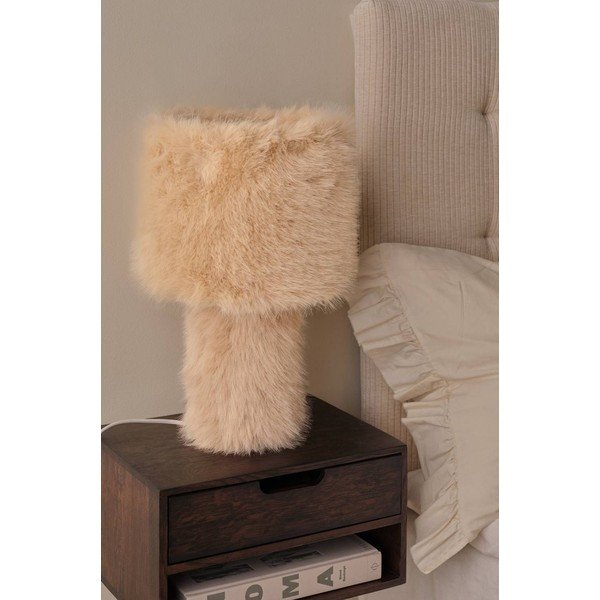Kremno bela tekstilna namizna svetilka (višina 46 cm) Fay – Ellos Home-image-2
