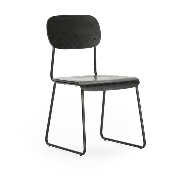 Črni jedilni stoli v kompletu 2 ks Aira – Marckeric