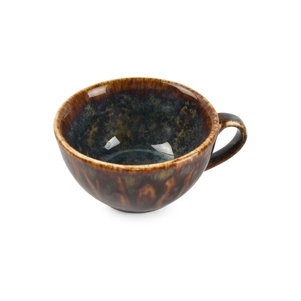 Rjava porcelanasta skodelica za kapučino 200 ml Resto – BonBistro-image-2