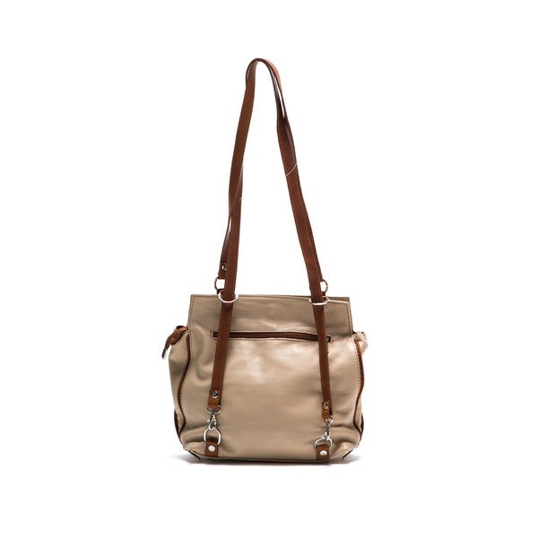 Usnjena torbica Anna Luchini 2139 Beige-image-2