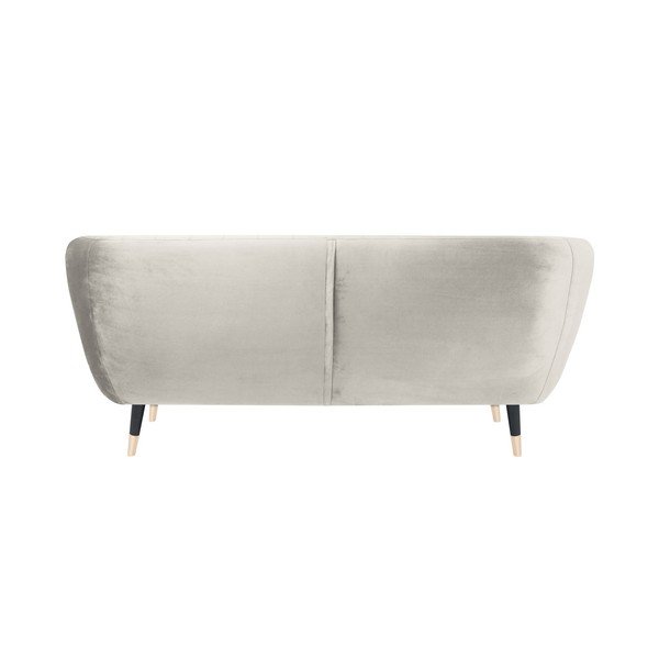 Krem kavč s črnimi nogami Mazzini Sofas Benito, 158 cm-image-4
