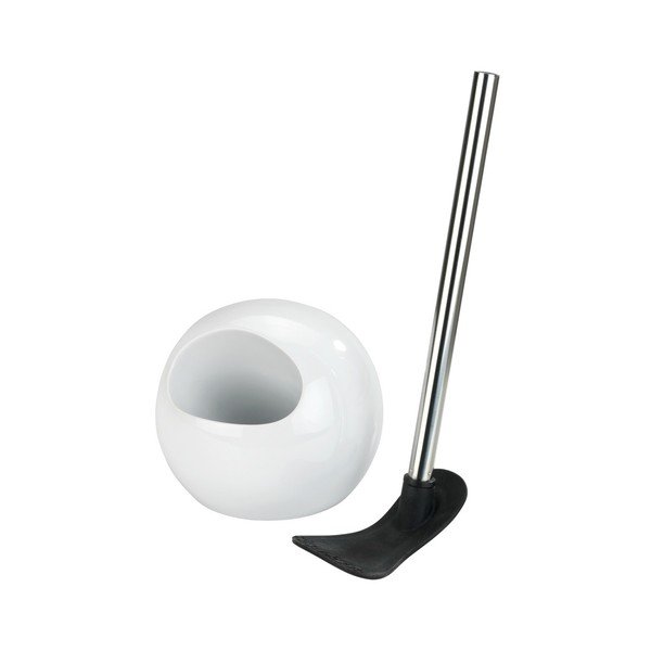 Bela keramična WC ščetka Wenko Rimless-image-1
