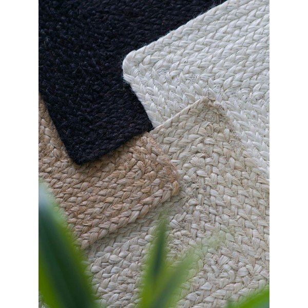 Črna obojestranska/ročno tkana preproga iz jute 200x300 cm Juno – Hanse Home-image-3