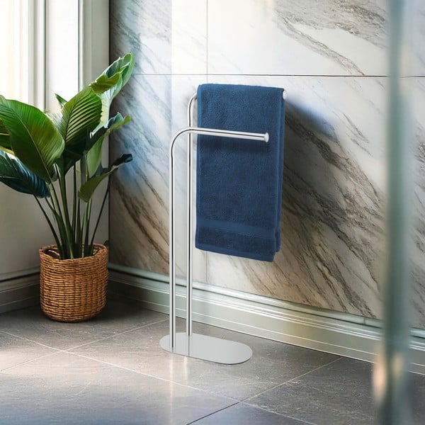 Stojalo za brisače iz nerjavečega jekla v sijajno srebrni barvi Levante – Wenko-image-1