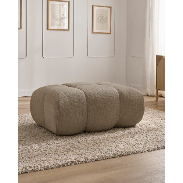 Rjav tabure iz šenilje Ivane – Bobochic Paris-image-1